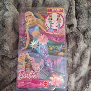 Barbie Rainbow Mermaid Doll with Pink and Blue Accents